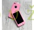 360° kryt silikónový iPhone 5/5S/SE - ružový